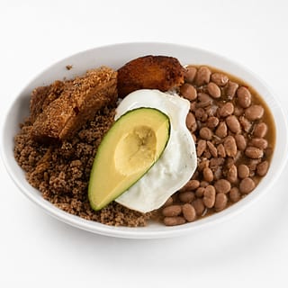 Bandeja Montanera (Carne Molida/Ground Meat)